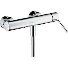 Mitigeur douche avec poignée levier noir chromé brossé|Hansgrohe-HA310665340