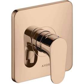 Set de finition pour mitigeur douche encastré rouge doré poli|Hansgrohe-HA334625300