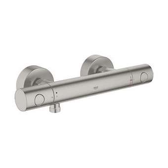 Mitigeur thermostatique Douche Grohtherm 1000 Cosmopolitan M Supersteel|Grohe-GO234065DC2