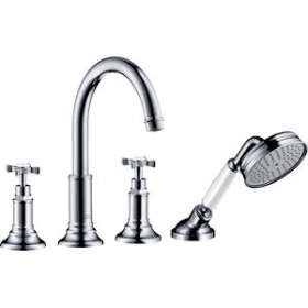 Mélangeur 4 trous pour montage sur bord de carrelage chromé|Hansgrohe-HA316544000