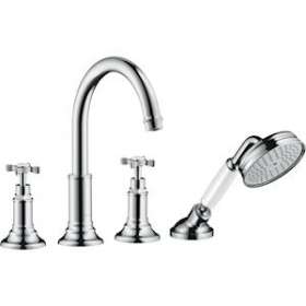 Mélangeur 4 trous pour montage sur bord de baignoire chromé|Hansgrohe-HA316546000