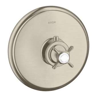 Set de finition pour mitigeur thermostatique encastré nickel brossé|Hansgrohe-HA316810820