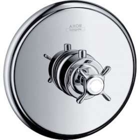 Set de finition pour mitigeur thermostatique encastré haut débit chromé|Hansgrohe-HA316815000