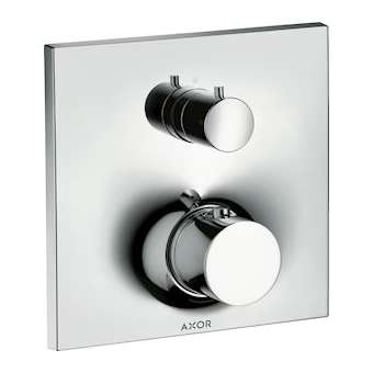 Set de finition mit therm encastré avec robinet d'arrêt et inverseur, chromé|Hansgrohe-HA318750000