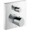 Set finition mit thermostatique encastré, robinet d'arrêt et inverseur, chromé