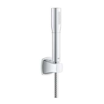Ensemble de douche 1 jet avec support mural Grandera Stick Chromé|Grohe-GO227993000