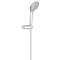 Ensemble de douche 3 jets avec support mural Euphoria 110 Champagne Chromé