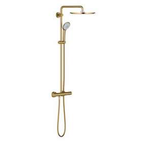 Colonne douche mitigeur thermostatique Euphoria System 310 Cool Sunrise brossé|Grohe-GO226075GN0