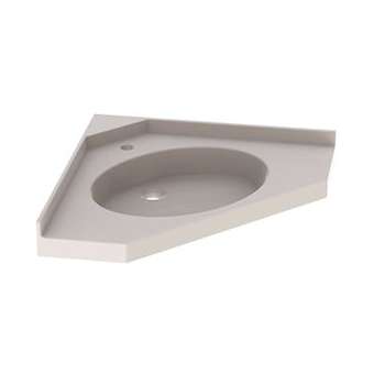 Lavabo d'angle Geberit Passo, cuvette intérieure, espace de rangement en coin|Geberit-GBR06511290000