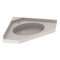 Lavabo d'angle Geberit Passo, cuvette intérieure, espace de rangement en coin|Geberit-GBR06511290000