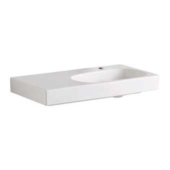 Lavabo Geberit Citterio dépose gche., 90x50cm Trou rob.dte. ss trop-plein KTect|Geberit-GBR500.549.01.1