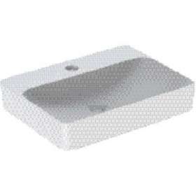 Vasque à poser Geberit VariForm rect., plage rob., 60x45, sans trop-plein, Blanc|Geberit-GBR500.781.01.2