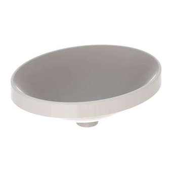 Vasque à enc. Geberit VariForm ov 50x40, sans trop-plein, Blanc|Geberit-GBR500.710.01.2