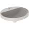 Vasque à enc. Geberit VariForm ov, plage rob., 50x45, sans trop-plein, Blanc|Geberit-GBR500.714.01.2