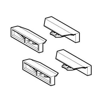 Kit de finitions de profilé Geberit pour canivelle de douche CleanLine20|Geberit-GBR243.316.00.1