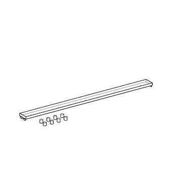 Recouvrement Geberit à carreler, pour canivelle de douche: L90cm, à carreler|Geberit-GBR243.362.00.1