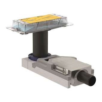Kit install Geberit caniv douch Geberit CleanLine, H chape 65-90 mm d40mm|Geberit-GBR154.152.00.1