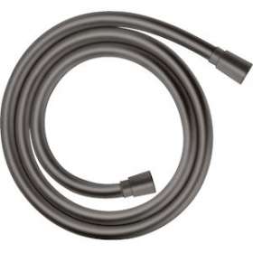 Flexible de douche 1,60 m noir chromé brossé|Hansgrohe-HA328276340