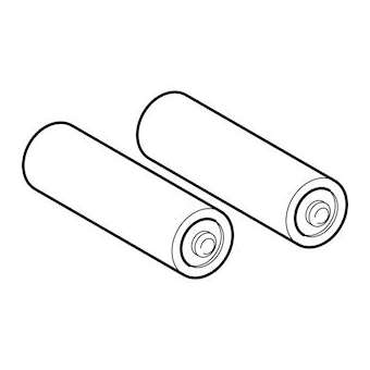 Jeu de piles Geberit pour commande d'urinoir (2 pc.)|Geberit-GBR243.137.00.1