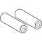 Jeu de piles Geberit pour commande d'urinoir (2 pc.)|Geberit-GBR243.137.00.1
