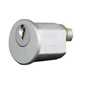 Contact clé ptt/edf chromé mat diam 25mm|CDVI-CDAT25C