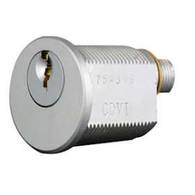 Contact clé ptt/edf chromé mat diam 25mm|CDVI-CDAT25C