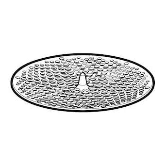 Grille de cuve Geberit pour kit de vidage, pour urinoirs hybrides|Geberit-GBR244.112.00.1