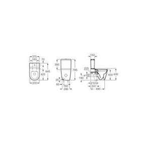inspira rd cuv au sol cc btw 645 mm dual rimless blanc mat|Roca france-ROAA342526620