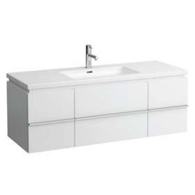 living square lavabo 130 autoportant blanc|Roca france-ROAH8164350001091