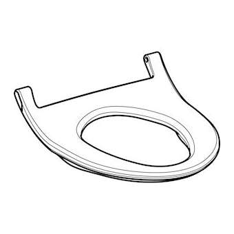 Lunette d'abattant pour Geberit Balena 6000: blanc alpin|Geberit-GBR240.063.11.1