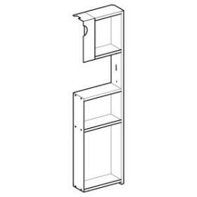 Tiroir droite Geberit Monolith lavabo: Aluminium brossé|Geberit-GBR242.735.TA.1