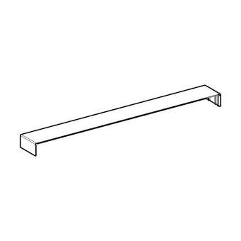 Habillage latéral en haut Geberit Monolith lavabo: Aluminium brossé|Geberit-GBR242.732.TA.1