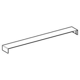 Habillage latéral en haut Geberit Monolith lavabo: Aluminium brossé|Geberit-GBR242.732.TA.1