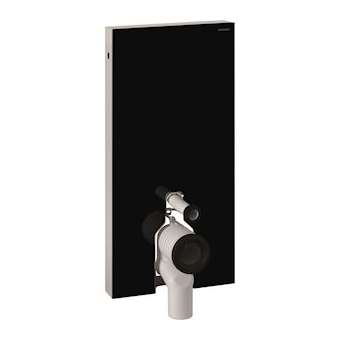 Panneau Geberit MonolithWC sol, 101 cm: verre noir, aluminium|Geberit-GBR131.002.SJ.5