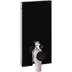 Panneau Geberit MonolithWC sol, 101 cm: verre noir, aluminium|Geberit-GBR131.002.SJ.5