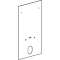 Habillage frontal Geberit Monolith pour bidet 101 cm: Gris velouté / Verre|Geberit-GBR242.668.JK.1
