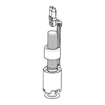 Mécanisme chasse Geberit réservoir apparent AP117|Geberit-GBR238.189.00.1