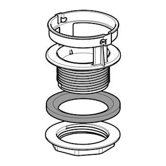 Bassin Geberit pour mécanisme de chasse type 230|Geberit-GBR238.505.00.1