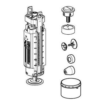 Kit de transformation Geberit pour mécanisme de chasse type 220 en type 290, ri|Geberit-GBR241.810.21.2