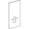 Habillage frontal Geberit Monolith WC sus, 101 cm: Sable / Verre