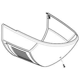 Habillage pour WC suspendu, pour Geberit AquaClean 8000plus: blanc alpin|Geberit-GBR250.029.11.1