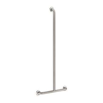 Barre de maintien en T D32 1150x500 Inox satiné|Delabie-DL55440S
