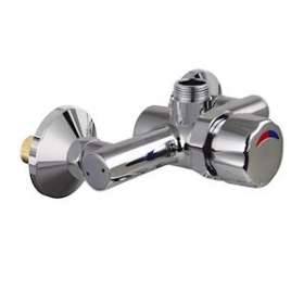 Alpa monobloc mitigeur douche monocommande N BC raccord excentriques|Presto-PSR35303