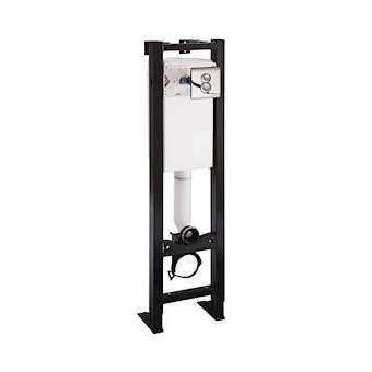 Bâti autoportant avec réservoir et commande pneumatique double chromée brillant|Presto-PSR18607