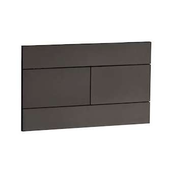 Façade avant seule 2 volumes tertio noir pour bâti-support avec réservoir|Presto-PSR18621