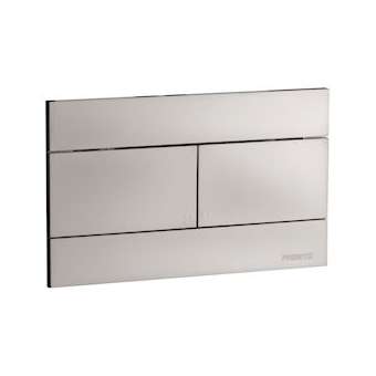 Façade avant seule 2 volumes tertio chromée mat pour bâti-support avec réservoir|Presto-PSR18620