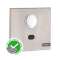 Robinet chasse en traversée de cloison P7300XL N, inox, 4l-6l, WC sans bride