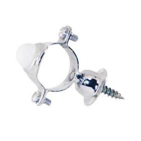 Collier de fixation avec butoir caoutchouc et rosace pour tube 28mm pour P1000|Presto-PSR47007