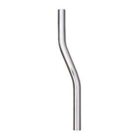 Tube de chasse 32mm pour vidoir, contre-coudé 500mm en laiton chromé|Presto-PSR48020