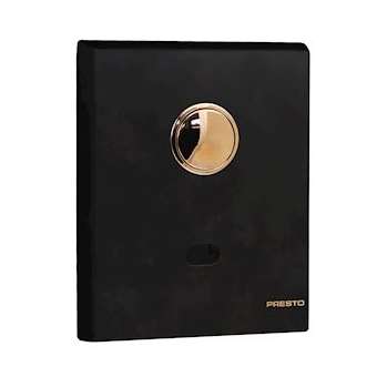 P7200XLN robinet de chasse encastré électronique et mécanique, pile 4l-6l, noir|Presto-PSR55478